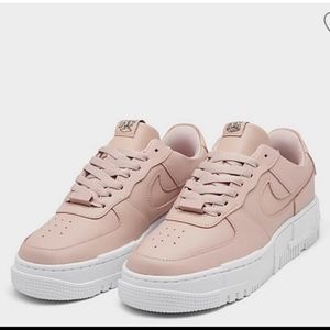 NIKE AIR FORCE 1 PIXEL PARTICLE BEIGE SNEAKERS SZ 9